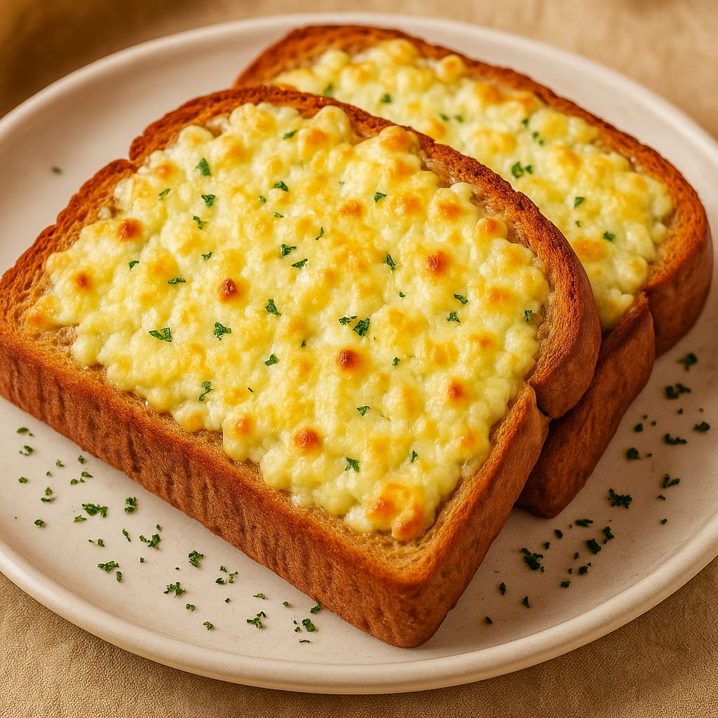 Cheese Garlic Bread With Double Cheese